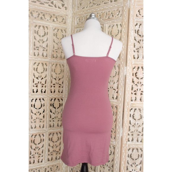 Dusty Mauve Cami Bodycon Mini Dress - Picture 6 of 7